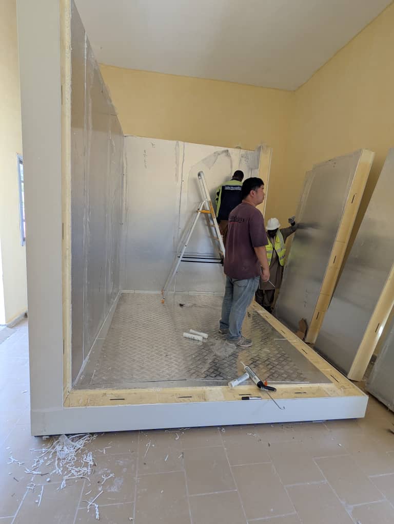 Montage chambre froide